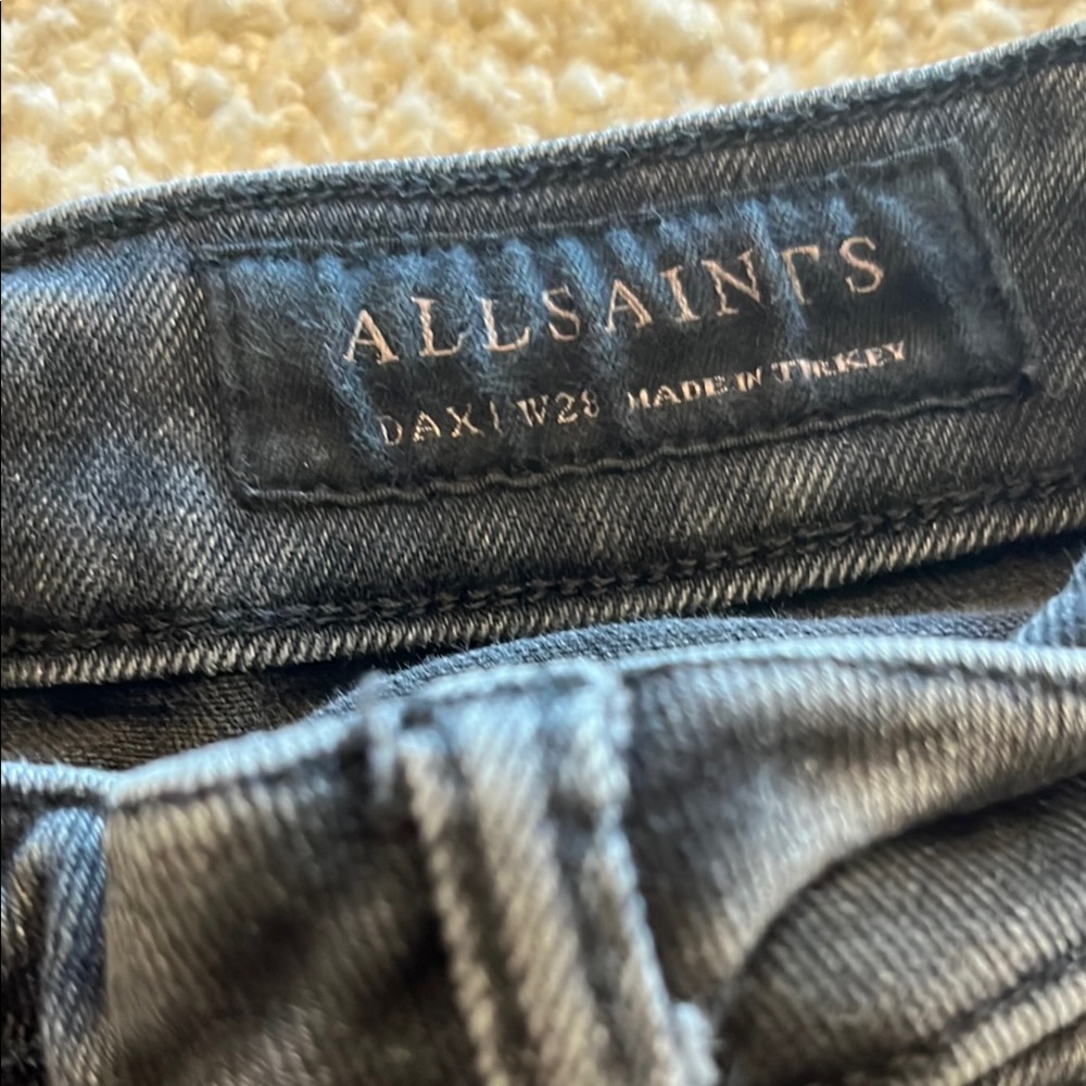 AllSaints Gray Denim Jeans